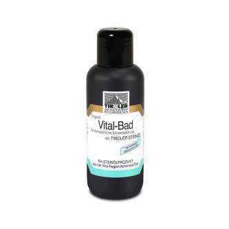 Tiroler Steinöl Vital-Bad erhältlich bei Xundheitspraxis Kemboja im Zusammenhang mit einer Behandlung